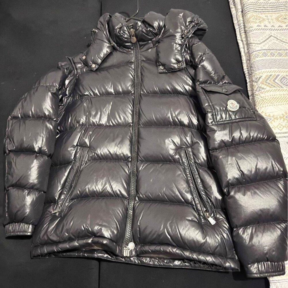 Moncler Maya black puffer jacket